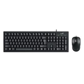 კლავიატურა,  KM-100SE, GENIUS, Wired Keyboard and Mouse Combo.