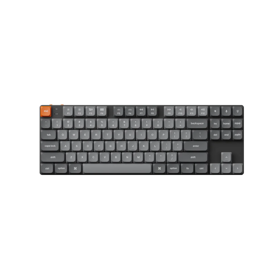 Mechanical keyboard Keychron K1 Max 84 keys, Gateron Red, WL/BT/USB-A, RGB, black