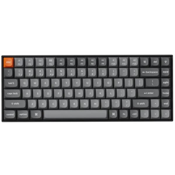 Mechanical keyboard Keychron K2 Max 84 keys, K Red, WL/BT/USB-A, RGB, black