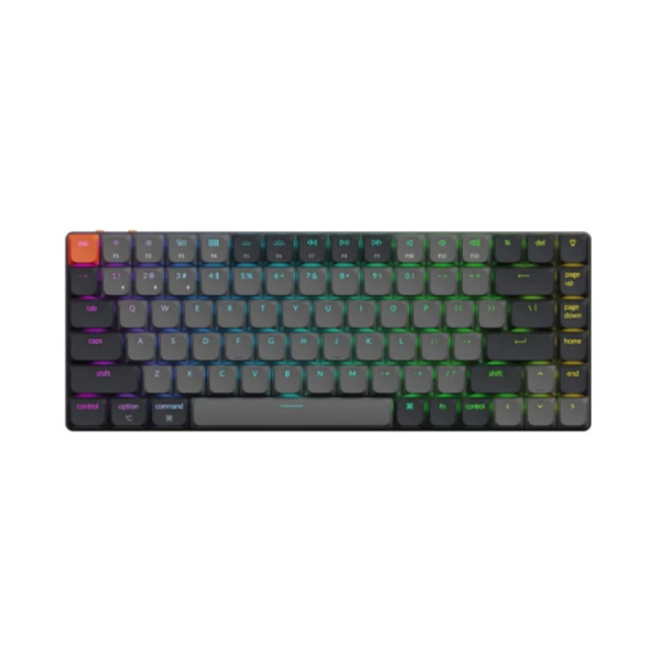Mechanical keyboard Keychron K3 V3 84 keys, K Red, BT/USB-A, RGB, black