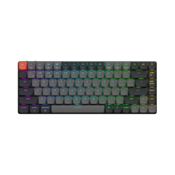 Mechanical keyboard Keychron K3 V3 84 keys, K Brown, BT/USB-A, RGB, black