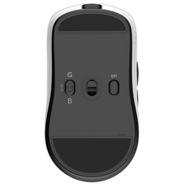 მაუსი Royal Kludge RKM3, Wireless, 2.4GHz, Bluetooth, USB, Gaming Mouse, White