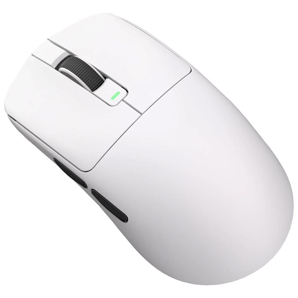 მაუსი Royal Kludge RKM3, Wireless, 2.4GHz, Bluetooth, USB, Gaming Mouse, White