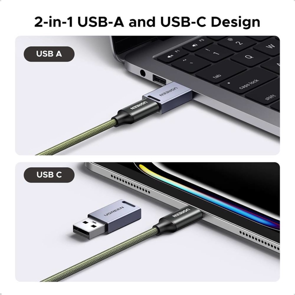 ბარათის წამკითხველი ქეისი UGREEN CM856 (55899), Multi-function Card Reader Case, Grey