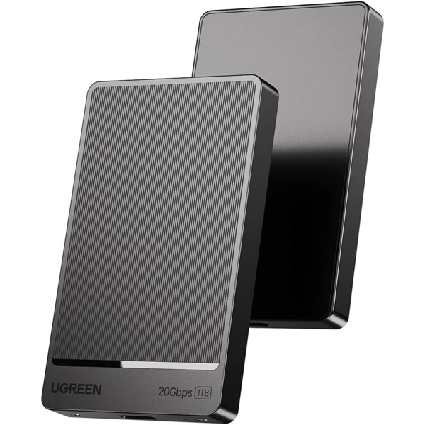 გარე მყარი დისკი UGREEN CM766 (35270), 1TB, External SSD, USB 3.1, Black