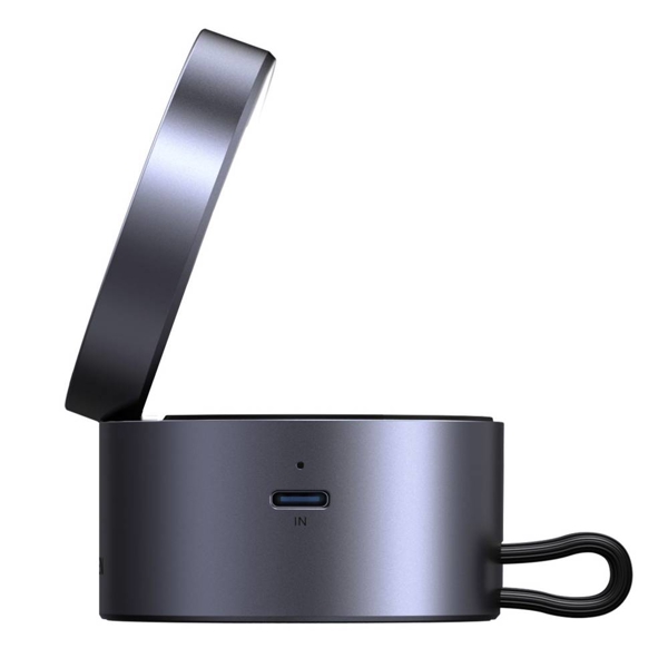 უსადენო დამტენი UGREEN W712 (65148) Magflow Qi2.2, 15W, 3in1 Wireless Charger, Grey