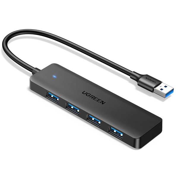 USB ჰაბი UGREEN CM219 (35574), USB, HUB, Black