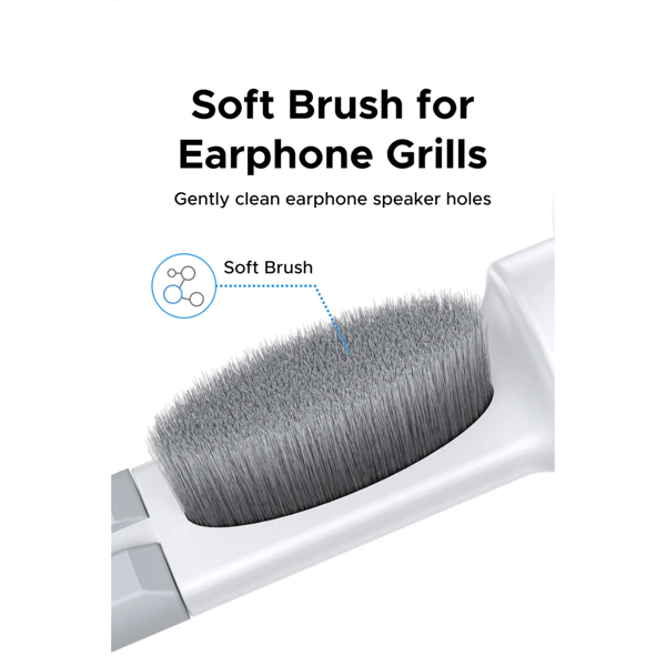 ყურსასმენის საწმენდი UGREEN CP01 (55292), 3-in-1 Earphone Cleaning Pen, White