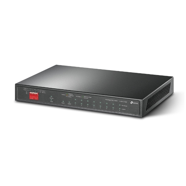 TL-SG1210MP 10-Port Gigabit Desktop Switch with 8-Port PoE+
