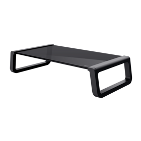 25271 MONTA GLASS MONITOR STAND BLK