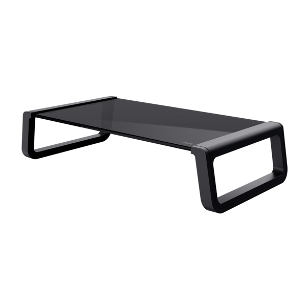 25271 MONTA GLASS MONITOR STAND BLK