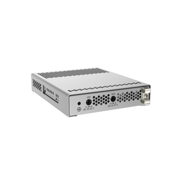 ოპტიკური მართვადი სვიჩი - 4x SFP+, 1x 1G ეზერნეტ პორტი, MikroTik