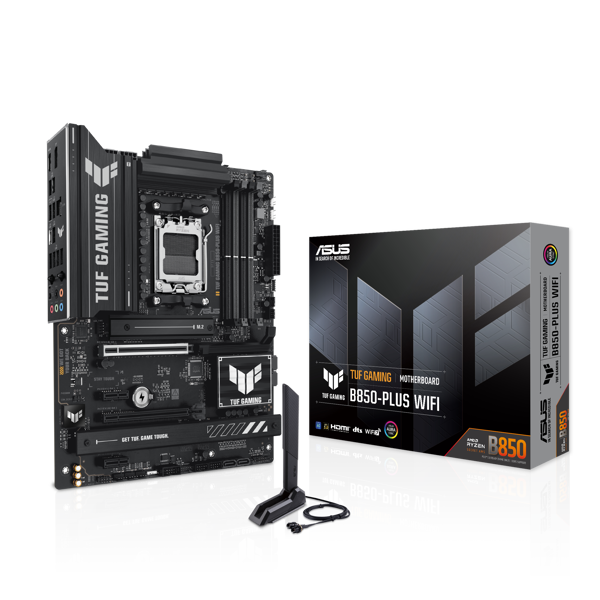 GEPA PC AMD RYZEN 7 9800X3D TUF GAMING B850-PLUS WIFI RAM 64GB SSD 2TB GPU RTX 5070TI PSU 1000W
