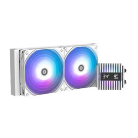 Zalman LCS Alpha 2DS A24 ARGB, LGA1851, 1700, 1200, 115x, AM5, AM4, TDP 320W, white