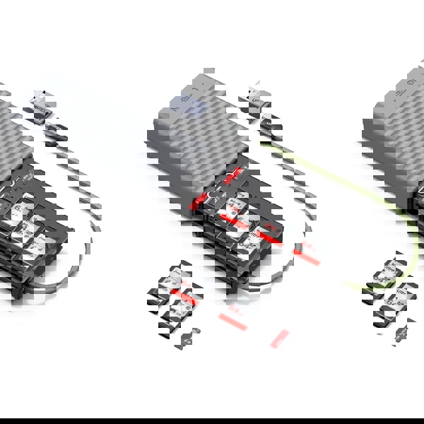 ბარათის წამკითხველი ქეისი UGREEN CM856 (55899), Multi-function Card Reader Case, Grey