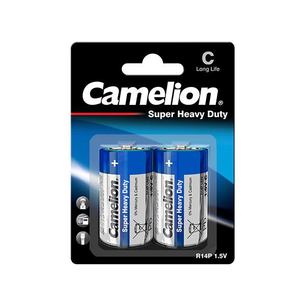 1025 Camelion Super HD ლურჯი C ელემენტი, 2ც შეკრა R14P-BP2B