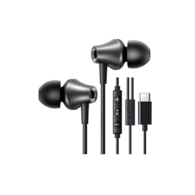 ყურსასმენი UGREEN EP105 (35754), In-Ear Headphones, Wired, Type-C, Black