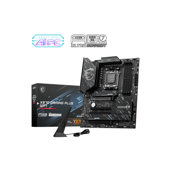 MSI Motherboard X870 GAMING PLUS WIFI sAM5 X870 4xDDR5 M.2 HDMI WiFi BT ATX