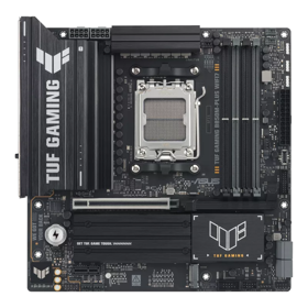ASUS Motherboard TUF GAMING B850M-PLUS WIFI7 sAM5 B850 4xDDR5 M.2 HDMI DP Wi-Fi BT mATX