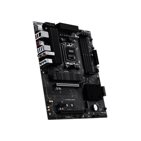MSI Motherboard PRO B850-S WIFI6E sAM5 B850 4xDDR5 M.2 HDMI WiFi BT ATX