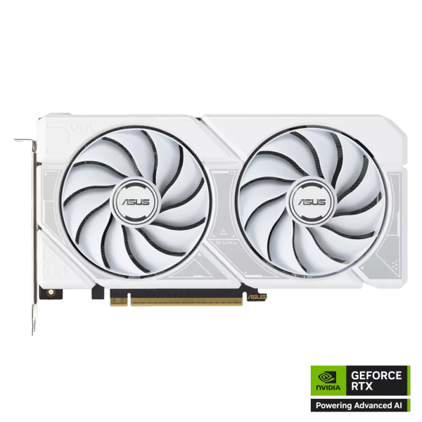 ASUS Graphic Card GeForce RTX 5060 TI 16GB GDDR7 OC DUAL-RTX5060TI-O16G-WHITE