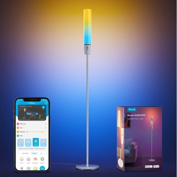 Govee RGBICWW Cylinder Floor Lamp