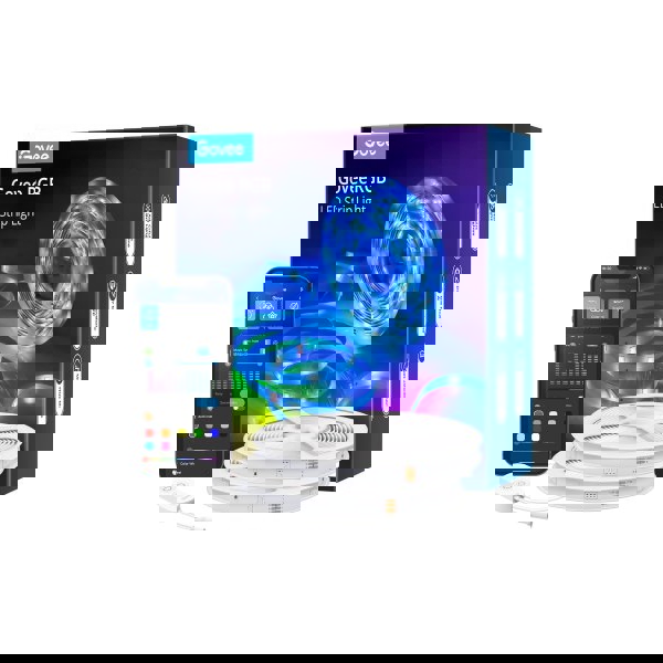 Govee RGB Smart Wi-Fi + Bluetooth LED Strip Lights(10m) [Energy Class A] (10m)