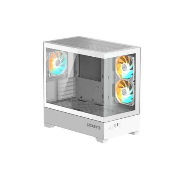 ქეისი: Gigabyte C201PI PANORAMIC ICE 3x120mm ARGB Fans Midi Tower White