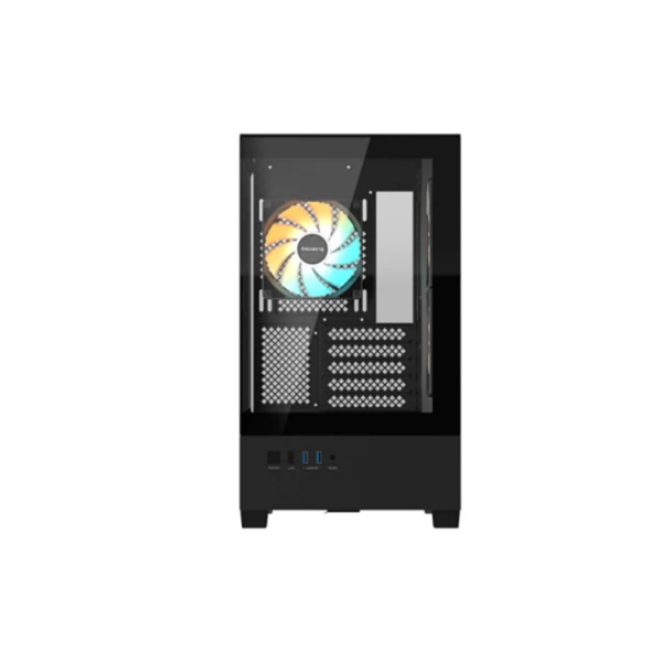 ქეისი: Gigabyte C201P PANORAMIC 3x120mm ARGB Fans Midi Tower Black