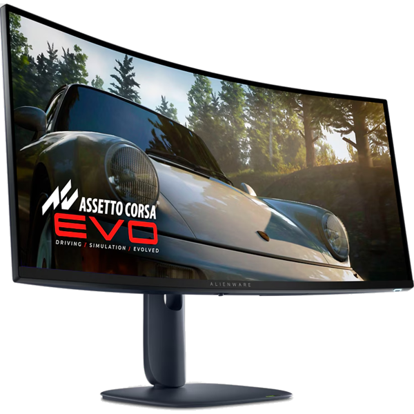DELL Monitor 34" AW3425DW 2xHDMI, DP, USB, QD-OLED, 3440x1440, 21:9, 240Hz, 0.03ms, DCI-P3 99.3%, CURVED, G-SYNC, FreeSync, AdaptiveSync, HAS, HDR Tru