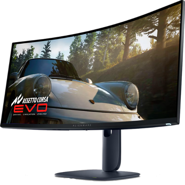 DELL Monitor 34" AW3425DW 2xHDMI, DP, USB, QD-OLED, 3440x1440, 21:9, 240Hz, 0.03ms, DCI-P3 99.3%, CURVED, G-SYNC, FreeSync, AdaptiveSync, HAS, HDR Tru