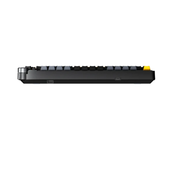 კლავიატურა: AULA AU75 Gasket Wireless Mechanical Keyboard Black/GrayYellow (Star Vector Switch)