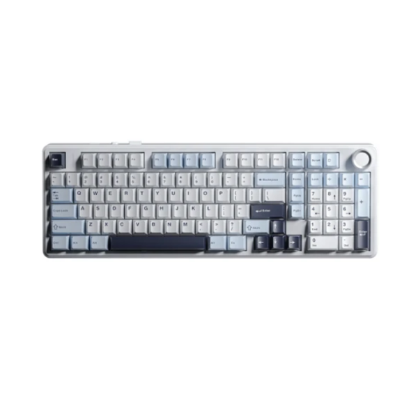 კლავიატურა: AULA F99 Customized Mechanical Keyboard Light Blue/White/Black Purple (Whale-Sea Switch)