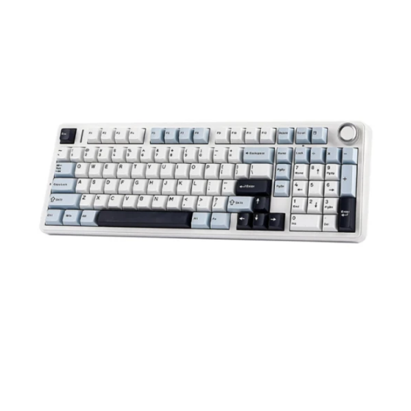 კლავიატურა: AULA F99 Customized Mechanical Keyboard Light Blue/White/Black Purple (Whale-Sea Switch)