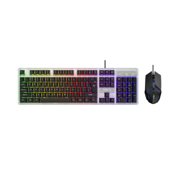 კლავიატურა-მაუსი: AULA F3061 Membrane Gaming Keyboard & Mouse Combo