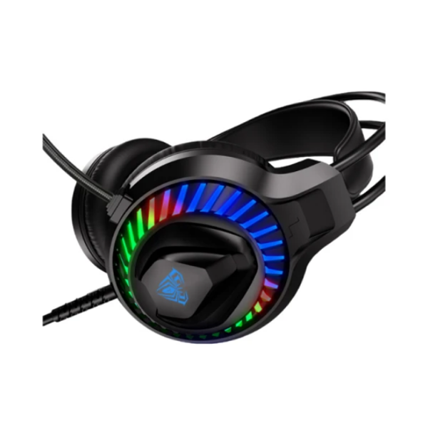 ყურსასმენი: AULA S605 RGB Wired Gaming Headset Black