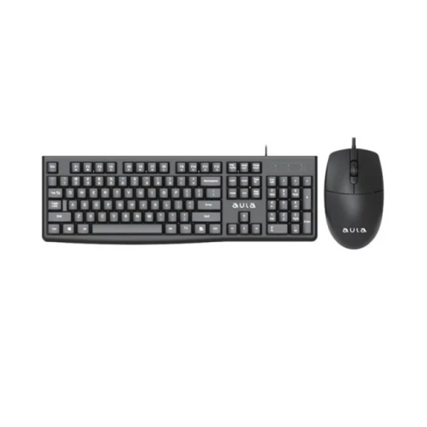 კლავიატურა-მაუსი: AULA AC290 Wired Keyboard and Mouse Combo Black