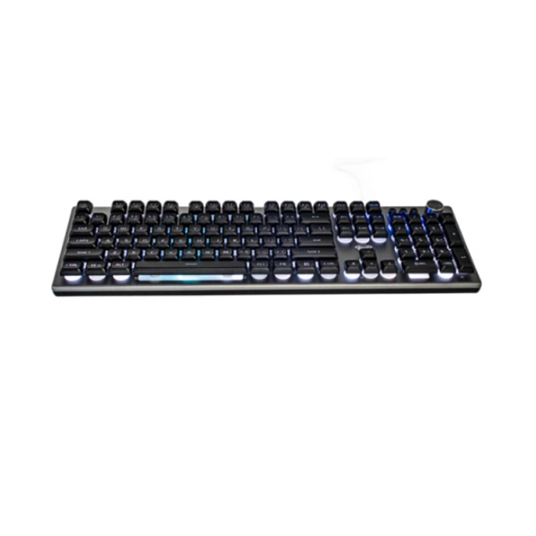 კლავიატურა: AULA F2028 Wired RGB Keyboard Gray/Black keycap