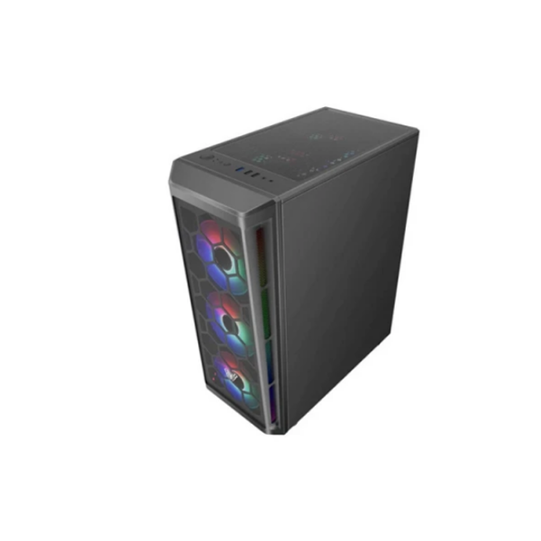 ქეისი: AULA FZ002 4x120mm ARGB Fans Mid Tower Black