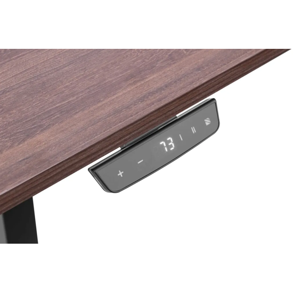 2E Computer table CE150WDARK-MOTORIZED, height adjustment, electric motor 220V, 62/128x150х75cm, Wood Dark