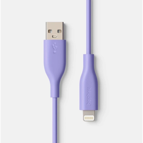 ტელეფონის კაბელი Celebrat HB-02 USB A-Lightning 1.2M 2.4A იისფერი