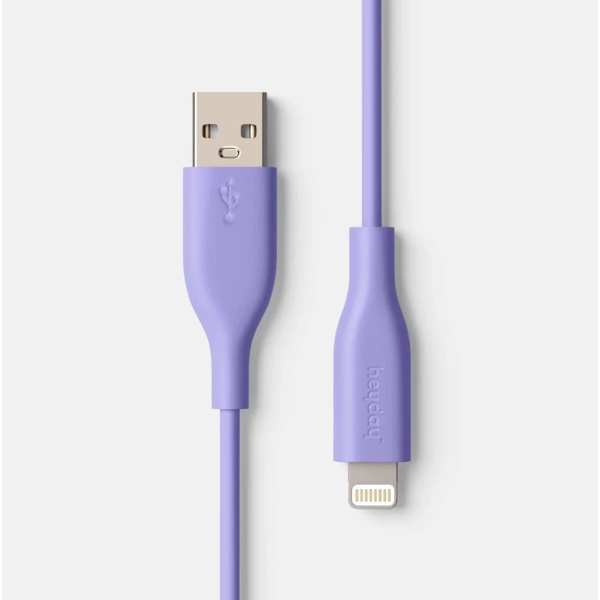 ტელეფონის კაბელი Celebrat HB-02 USB A-Lightning 1.2M 2.4A იისფერი