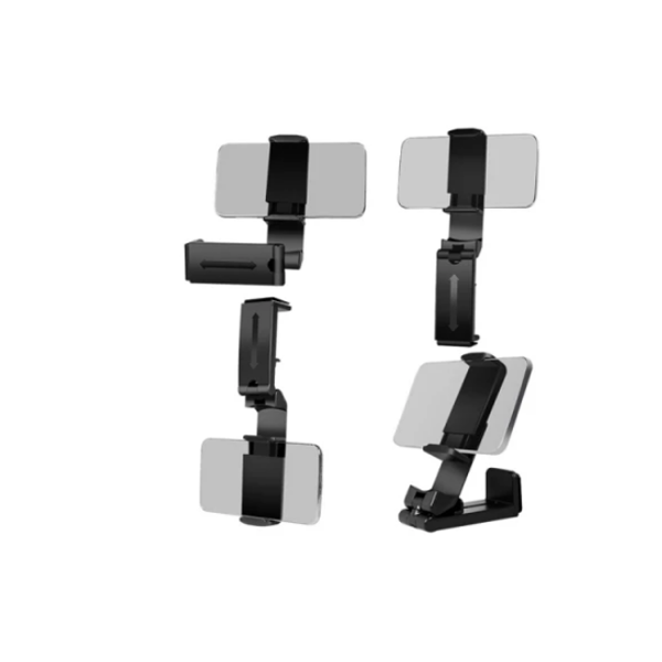 სმარტფონის სამაგრი: Logilink AA0169 Fold- & Clampable Smartphone Holder for 4.7-6.9" 360° Rotatable Black
