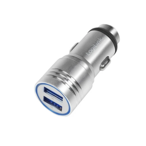 დამტენი: Logilink PA0228 USB Car Charger 2 Port 10.5W
