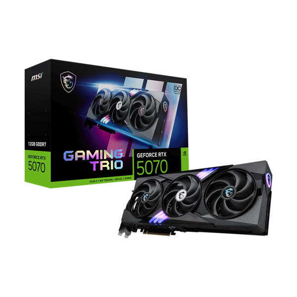 MSI Graphic card GeForce RTX 5070 12GB GDDR7 GAMING TRIO OC