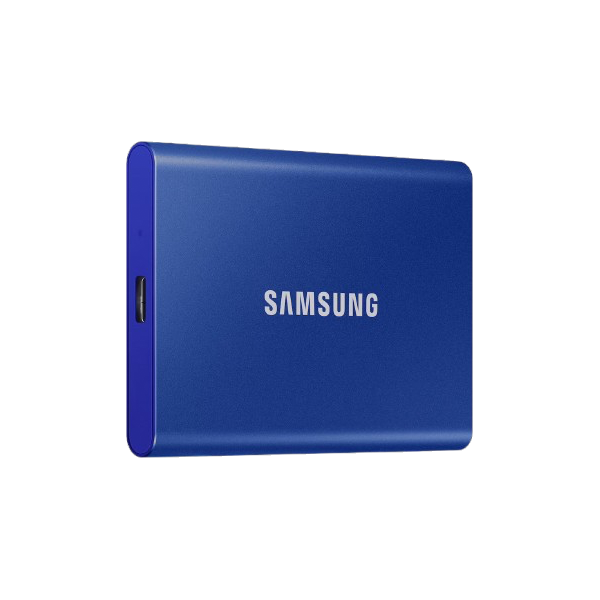PC Components/ HDD/ External/ 2.5"/ Samsung T7 Portable SSD - 1 TB - USB 3.2 Gen.2 External SSD Indigo Blue