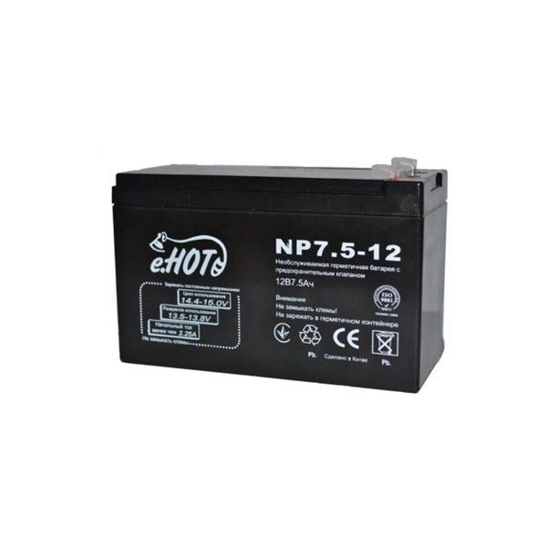 NP7.5-12/G  ENOT NP7.5-12 battery 12V 7.5Ah