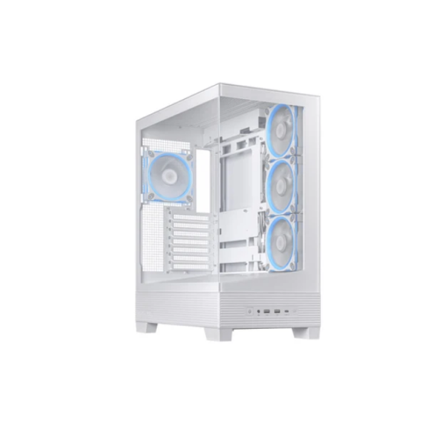 ქეისი: Asus A31 PLUS 4x120mm ARGB Fans Mid Tower White - 90DC00R3-B19000