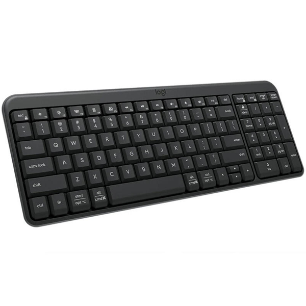 LOGITECH K250 Compact Bluetooth Wireless Keyboard - GRAPHITE - RUS - 2.4GHZ/BT - INTNL-973 L920-013452
