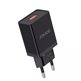JOKADE JB047/JB021 XUETI series single port smart charger (European regulations) Black